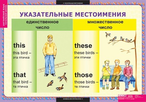 Комплект таблиц "Существительные, прилагательные, числительные"