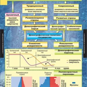 Комплект таблиц "Экономическая и социальная география мира 10 класс"
