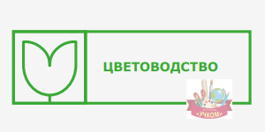 Табличка на кабинет "Цветоводство"