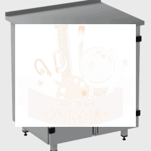 Стол-тумба с бортом (распашные двери)