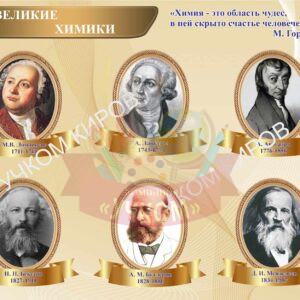 Стенд "Велики химики"